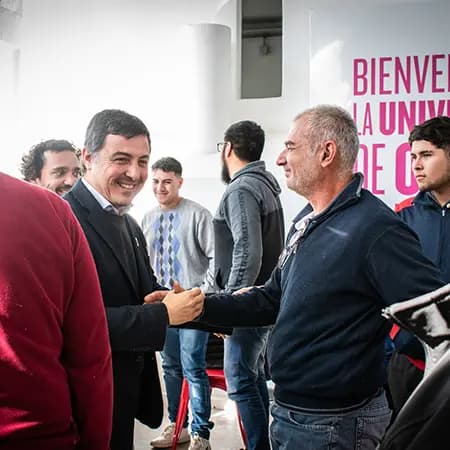 El Rector recorrió los talleres de Técnico Mecánico Integral Avanzado